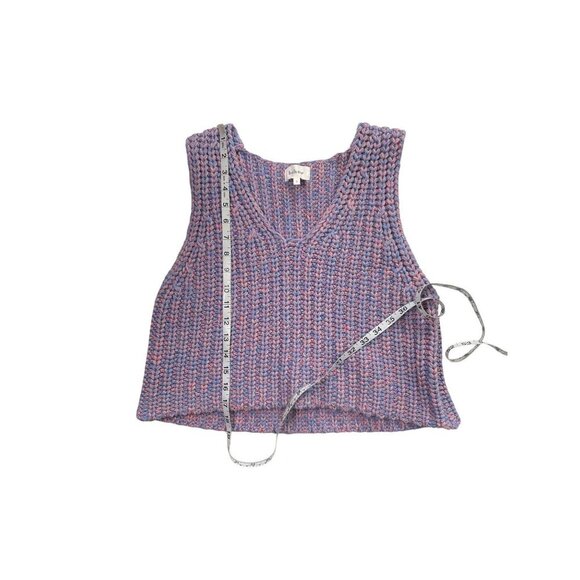 BOHME Multicolor Chunky Knit Sweater Vest Grandma Tank S - Picture 7 of 7